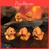 Delightful Miniature Dragon Figurines Resin Cartoon Desk Decor Blind Box Collection