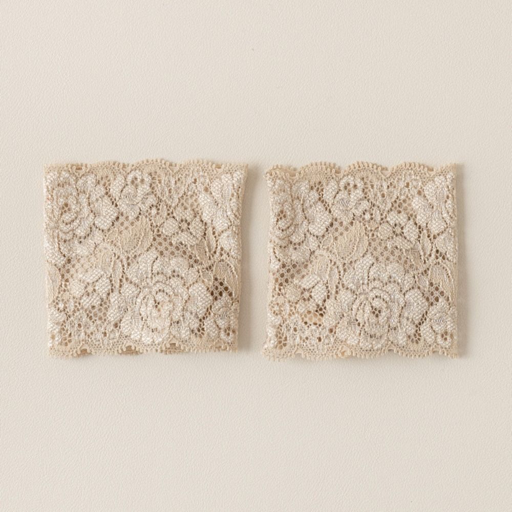 Color Half Palm Socks Lace Foot Care Mesh Half Palm Insoles Toe Separator Socks Five Finger Socks