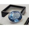 Oval Cut Blue Aquamarine & Stud Making 13-14 Ct Beautiful Loose Gemstone