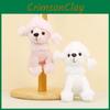 And Cute Soft Poodle Plush Keychain Teddy Dog Bag Decoration Puppy Adorable