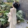 Women's Summer Chiffon Sun Protection Cardigan - Nuan Feng Lai Style, Long Sleeve, Loose Fit