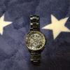 Used Reasonable item POLICE chronograph men's watch black 10ATM