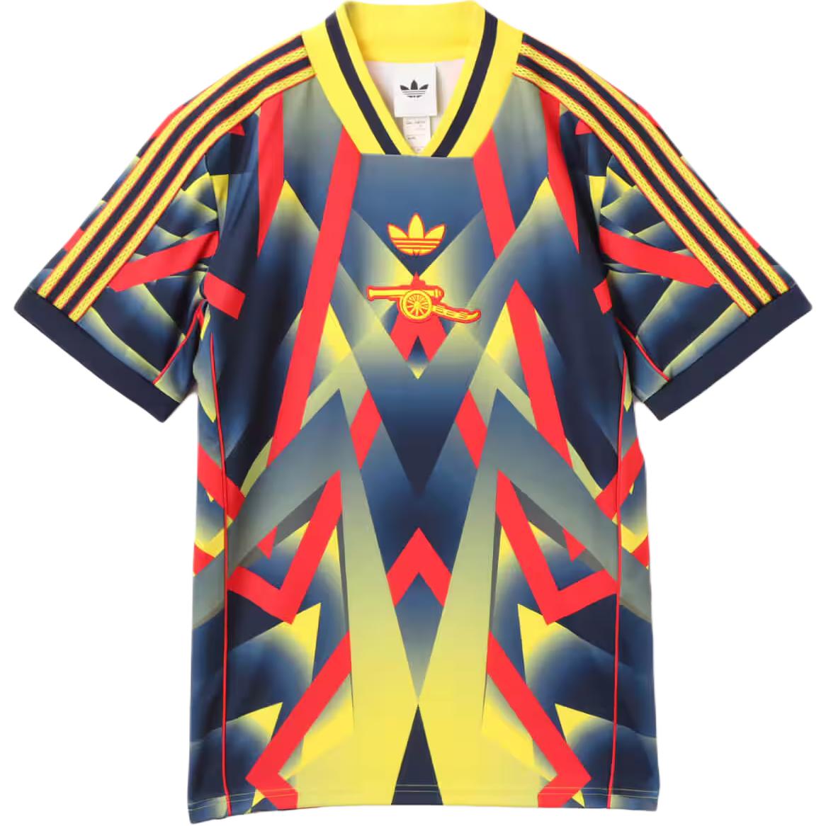 Adidas Originals Lfstlr FW25 Arsenal Football Club Sports Comfort Logo Short Sleeve Football Shirt Unisex Tops JM9388 L