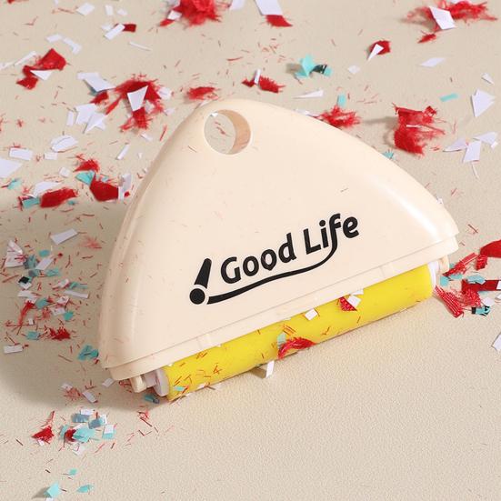 Yousheng přenosný omyvatelný váleček na vlákna Pet Trojúhelníkový design Kompaktní odstraňovač chloupků Víceúčelový čisticí nástroj