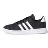 Neo Grand Court Synthetic Leather Canvas Comfortable Versatile Breathable Low-Top Skate Shoes Kids Sneakers Gray Black EG1517