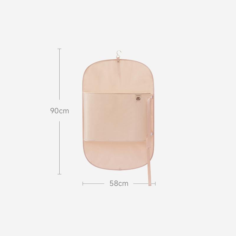 

1pc Down Jacket Compressed Dust Cover Clothes Compression Hanging Bag Household Visible Clothes Storage Bag Wardrobe Organizer