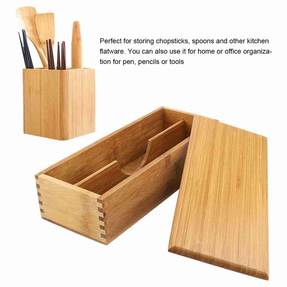 Durable Chopsticks Box Portable Storage Box Neat Tableware Organizer  Restaurant Use