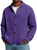 Giacca da Uomo con Revers Europea & Americana - Autunno/Inverno Maglia a Nido d'Ape Camicia Casual alla Moda
