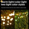Solar Firefly Lights with 6/8/10 LEDs Starlight Swaying Garden Landscape Ambiance Lights for Patio Trail Outdoor Decor