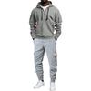 Men's Loose Fit Casual Tracksuit Hoodie and Multi-Pocket Cargo Pants 2 Piece Set