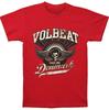 VOLBEAT ROCK BAND TSHIRT RED SHORT SLEEVE ALL SIZES Unisex T-Shirt