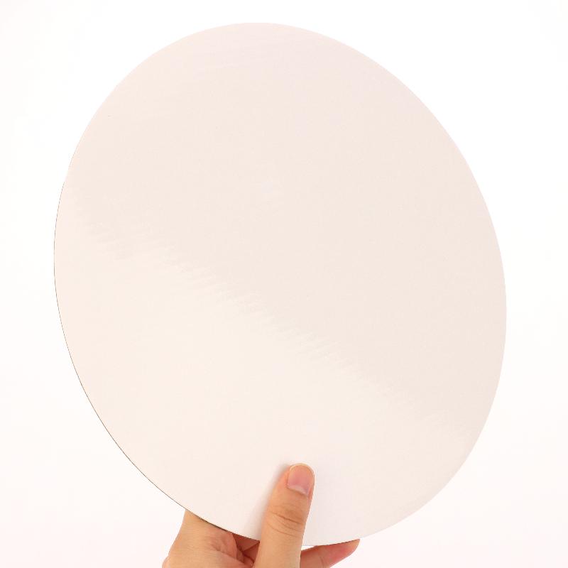 10 Pcs Cake Boards With White Golden Cake Rings, Cardboard With 6/8/10/12 Inch Cake Base, Suitable For Baking Cakes