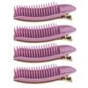 4pcs Volumizing Hair Clips Professional Instant Root Lifting Clips for Women Girls Purple