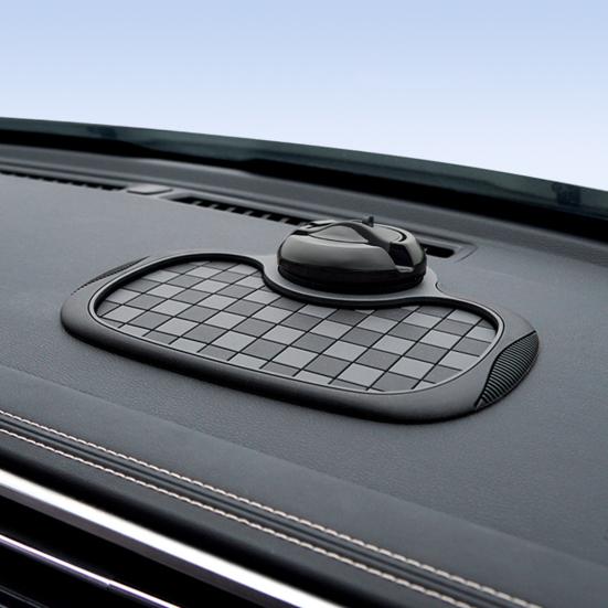 Car Phone Holder Dashboard Non-Slip Pad 360-degree Rotating Cell Phone Stand Multipurpose Anti-Slip Mat for Sunglasses Keys Gadgets