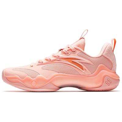 Scarpe da Basket Basse Shock Wave 4 Antiscivolo, Resistenti all'Abrasione, Traspiranti da Uomo Rosa Arancio Sneakers 912511607Q-2