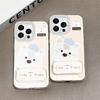 West Highland Puppy Mirror Holder for Apple 11 Mobile Phone Case 11promax Anime Protective Case 11 Cute 11