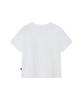 LMR Cat Symbol Applique Short Sleeve T-Shirt White
