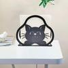 Metal Lotus Claw Napkin Holder - Cat & Dog Design, Ideal for Dining Table, Restaurant, Cafe, Bar