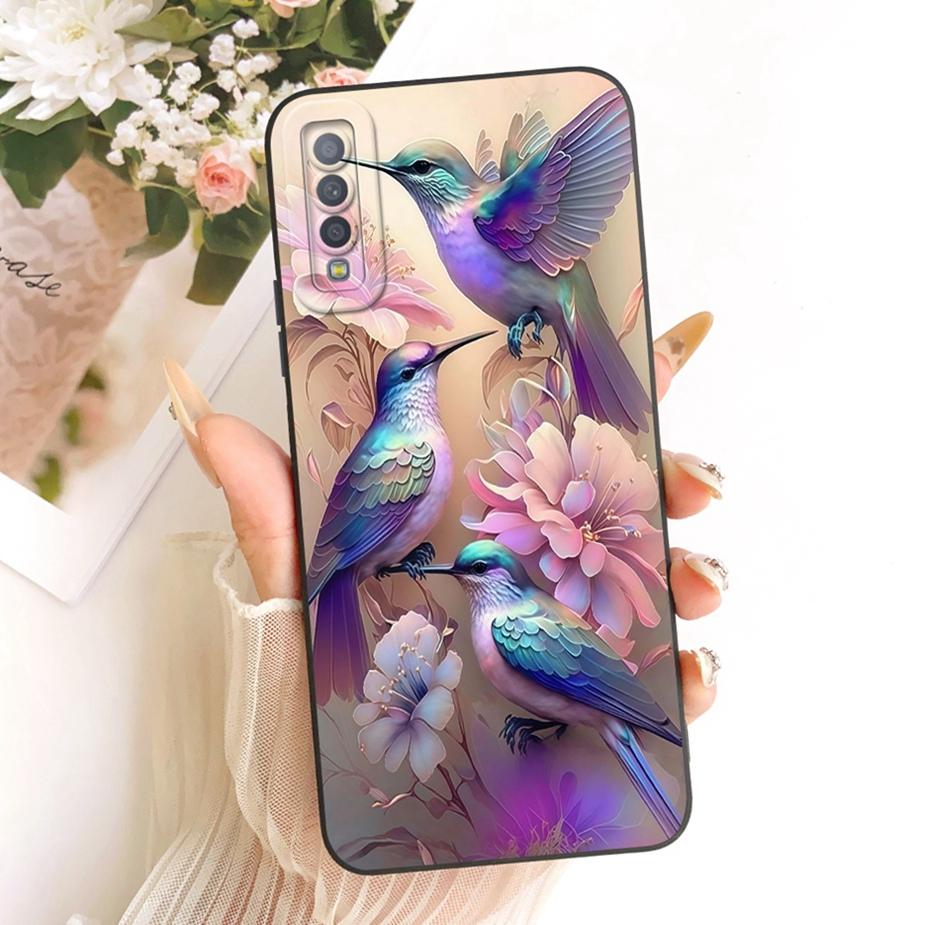 Handyhülle mit niedlichem Katzen- und Entenmotiv für Samsung Galaxy A7 2018 (SM-A750F) und Samsung A9 2018 (SM-A920F).