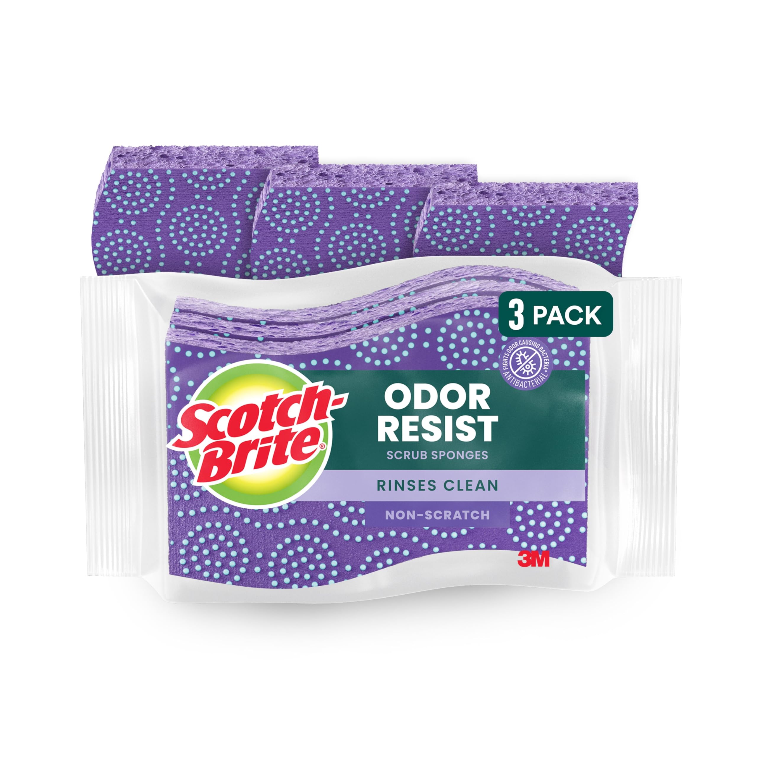 

Губки для мытья посуды Scrub Dots Scotch-Brite Нецарапающая губка, (3 Всего)