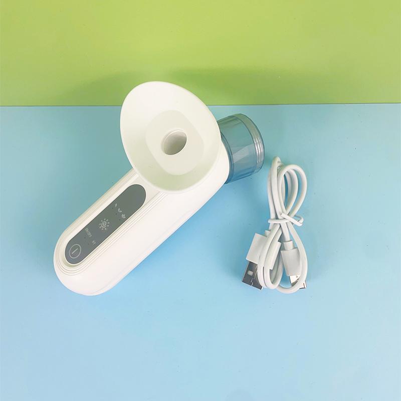 Portable Heated ABS Nano Eye Sprayer Facial SPA Nebulizer with Warm Compress Ionic Mist Steamer for Dry Eyes and Skin