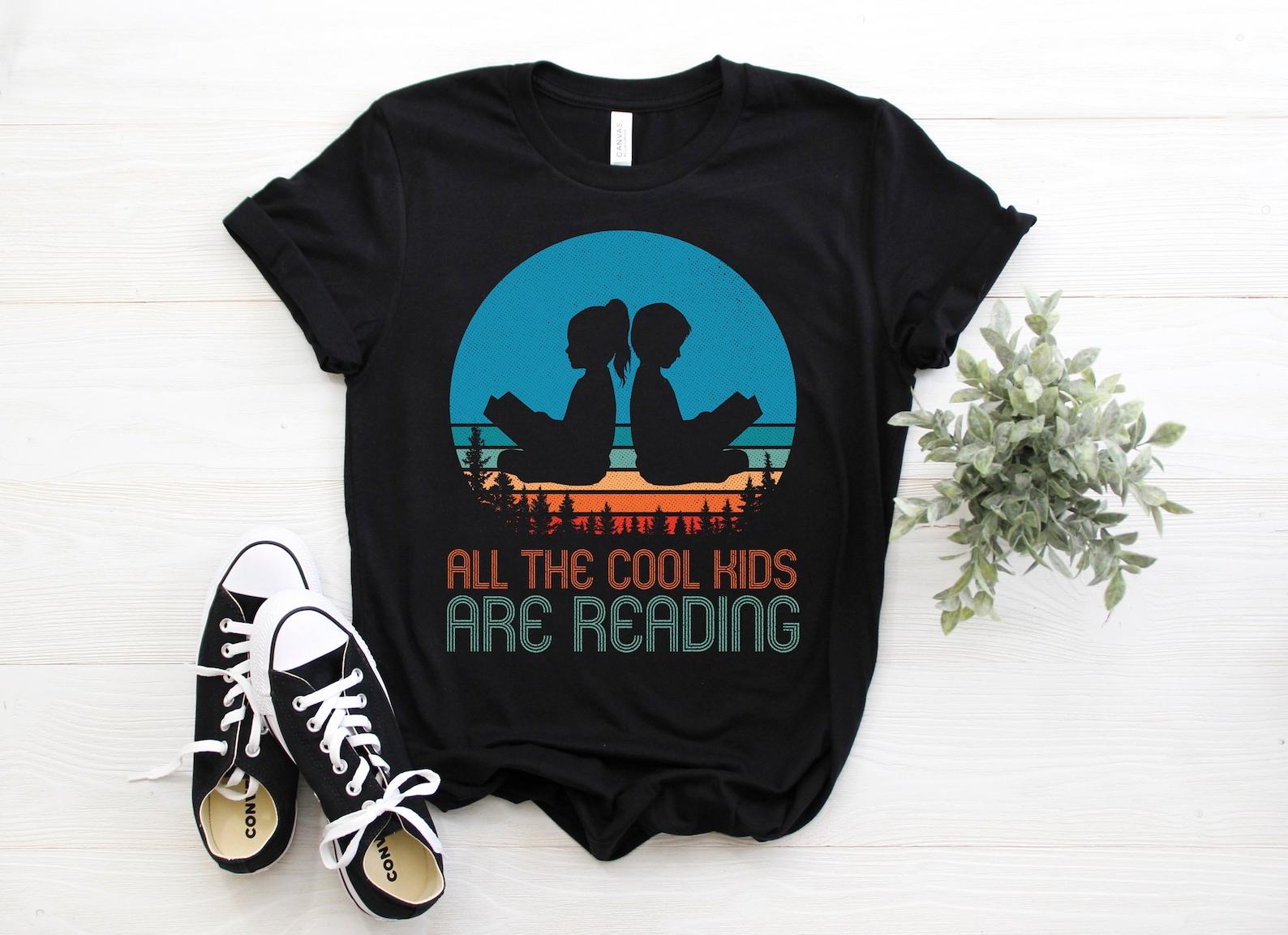 Reading Library Literature Read Books Lover Reader Gift T-Shirt, Book Nerd, Authors, Professors, Students, Teacher Appreciation, Kids Youth, 120