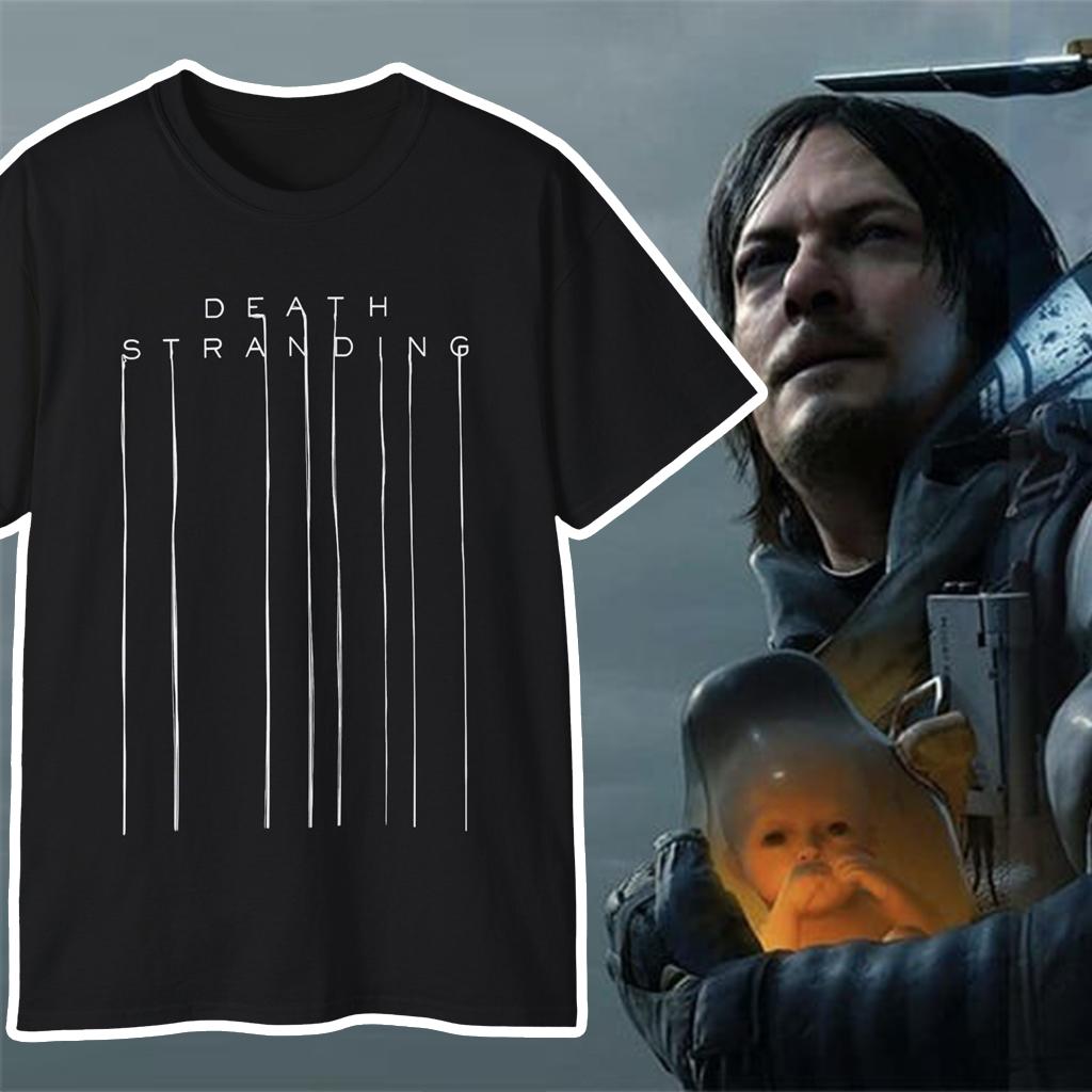 Summer New Arrival Men Tee Kojima Death Cute Cotton Men Tshirt for Men Kurt Cobain Guitar TShirts Funny Casual Printed for Men