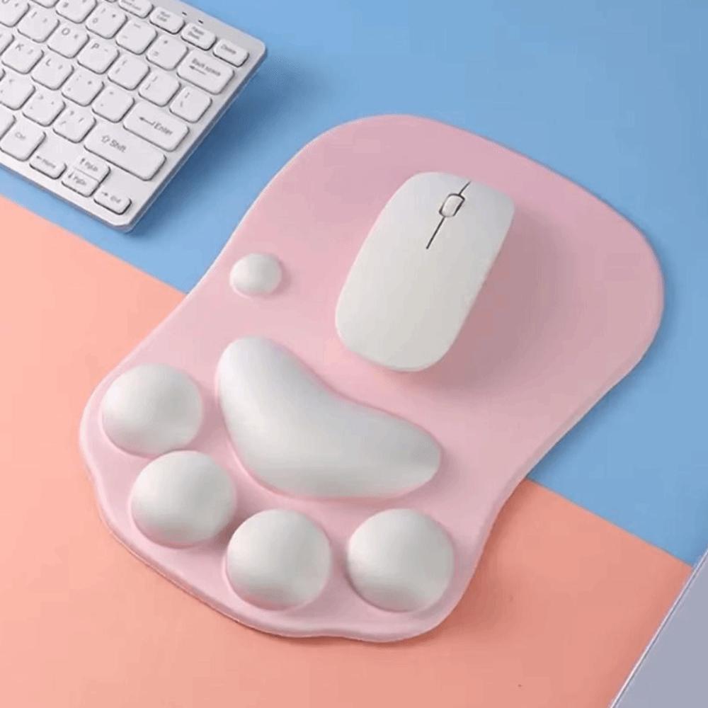 Hand Guard Gaming Mouse Pads Cartoon Mouse Wrist Pad Creative 3D Cat Paw Mouse Pad  Office Desk