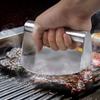 Presă de burgeri din oțel inoxidabil Smash Burger Chirtențe pentru hamburger Mașină de zdrobire de carne Formă circulară pentru presă de carne pentru delicatese Accesorii de bucătărie