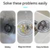 Silicone Tub Stopper Floor Drain Cover, 2 Pieces Sewer Anti-Odor Mat Deodorizing Drain Plugs for Kitchen, Bathroom and Laundry(5x5 Inch)