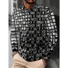Herren Rundhals Langarm Fischschuppenmuster Druck Lässiges Oberteil Mode Trendig Schlanke Passform Basisschicht Herbst Neu Jugendlich Attraktiv Vielseitig Pullover