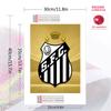 Santos FC Pattern  3pcs 100% Round Full Drill 5D DIY Diamond Painting Embroidery Cross Stitch Rhinestone Décor