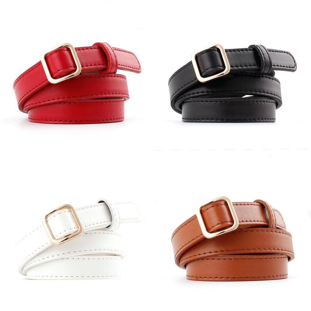 Chic Minimalist Women's Belt In Various Colors Great For Jeans And Casual Looks
