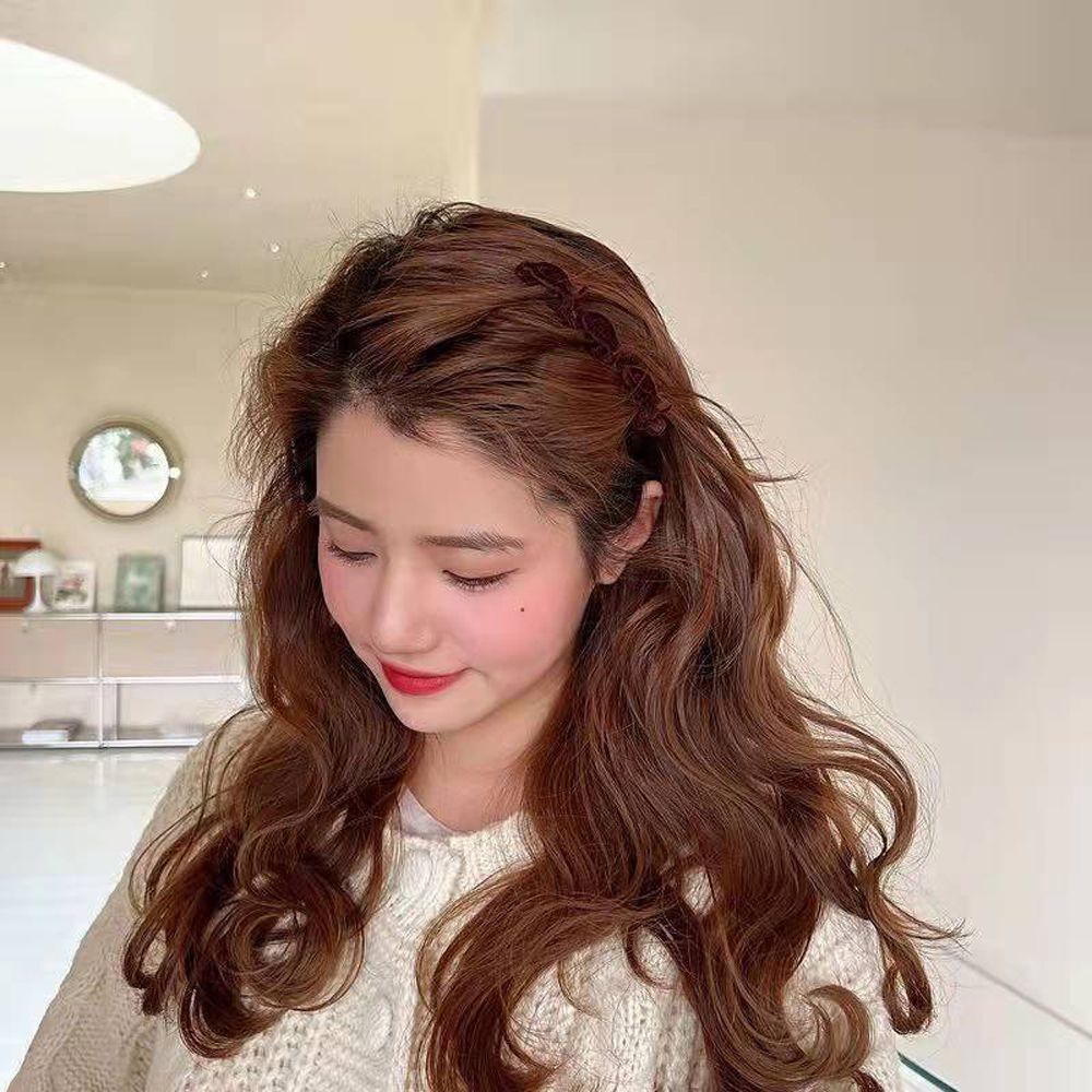 Design Velvet Korean Style Hairpin Teethed Duckbill Clip Braided Side Clip Women Hair Accessories