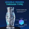Masturbation Cup Male Masturbators Double Head Vagina Real Pocket Pussy Penis Endurance Exercise Vacuum Sex Toys For Adult 18