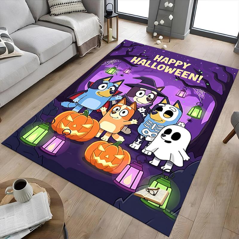 1pc Halloween Ghost Carpet Anti Slip Polyester Floor Mat for office.Bedroom