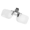 Clip On Magnifying Glass 2X Hands Free Glasses Style Magnifier for Reading Close Up Work Observation