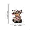 Cow Plant ,Handmade Cute Animal Planter, Mini Cows Flower Pot for Outdoor, Indoor Countertop Lawn