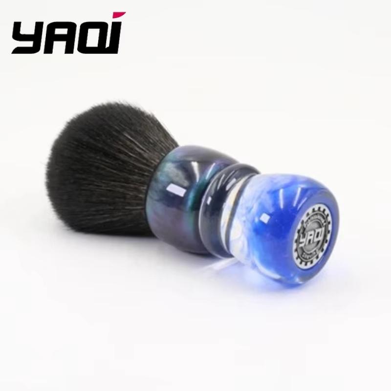 

YAQI OCEAN 28mm Synthetic Hair Resin Handle Men Wet Shaving Brush