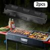 BBQ Grill Burner Cover Porcelain Steel Heat Plate Replacement Part for Barbecue Stove Outdoor Cooking Accessories
