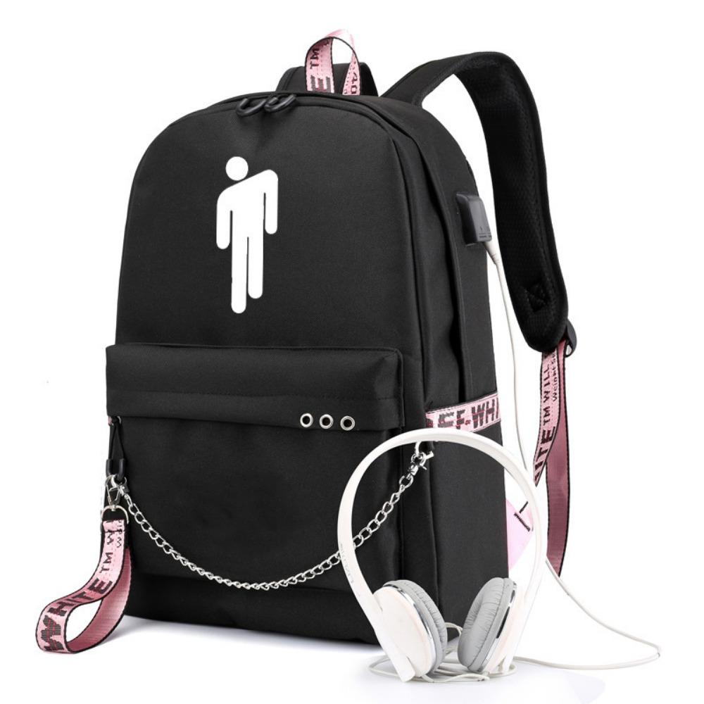 Backpack Star L Empty USB Charging Travel Backpack Student Bag