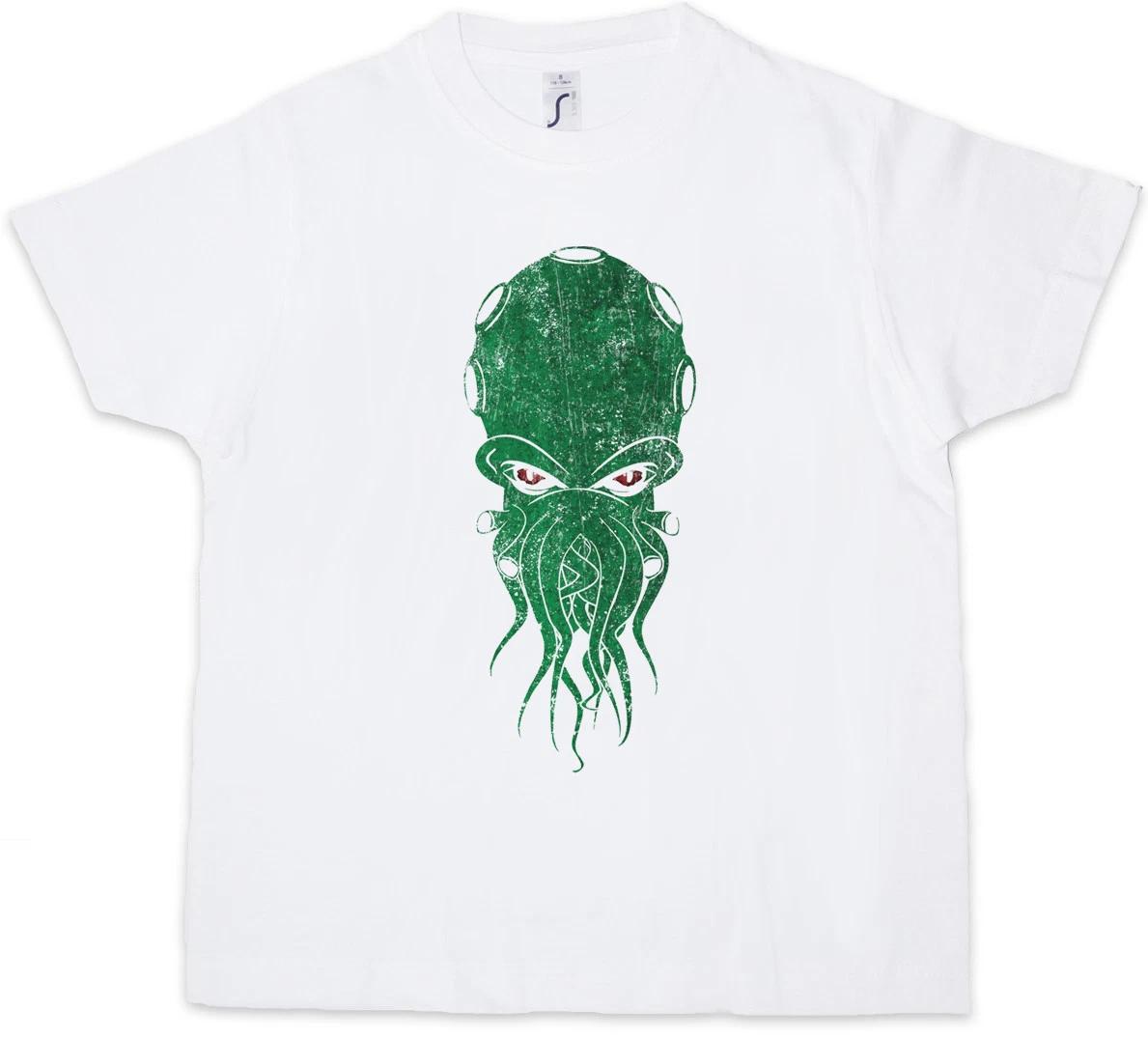 CTHULHU VII Kids Boys kids boys T-Shirt Wars Horror Arkham Miskatonic Lovecraft Dunwich 120