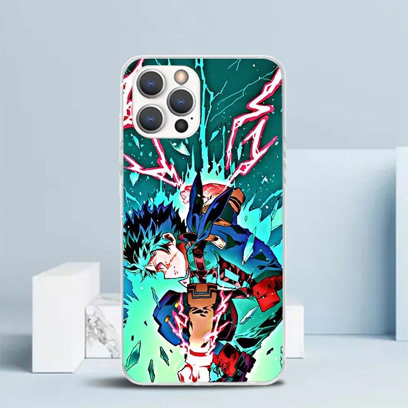 Mein Held Izuku Deku Handyhülle Für IPhone 16 17 Air 16E 15 14 Plus 13 Mini 12 11 Pro Max 7 8 + SE 2020 Weiche TPU Rückseite 16 17