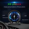 HUD Head-Up Display OBD2 Car Digital Multi Insrtument Function Gauge Display Gau