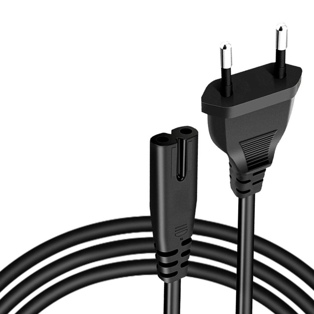2 Pin Power Supply Cord For Gaming Consoles Power Supply Cable 100cm/150cm/300cm