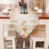 European Embroidery Hollow Table Flag Pastoral Embroidery Fabric Spring Flower Tv Cabinet Coffee Table Tablecloth