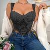 Ladies' Summer Pure Desire Top Fashionable and Sexy Tank Top Women's Lace Camisole Vest