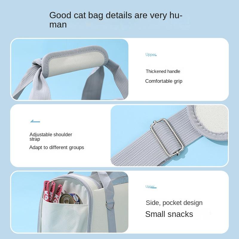 Pet Outing Portable Cat Dogs Handbag Summer Breathable Carrier Travel Puppy Kitten Single Shoulder Bag Pet Carrying Bag Supplie