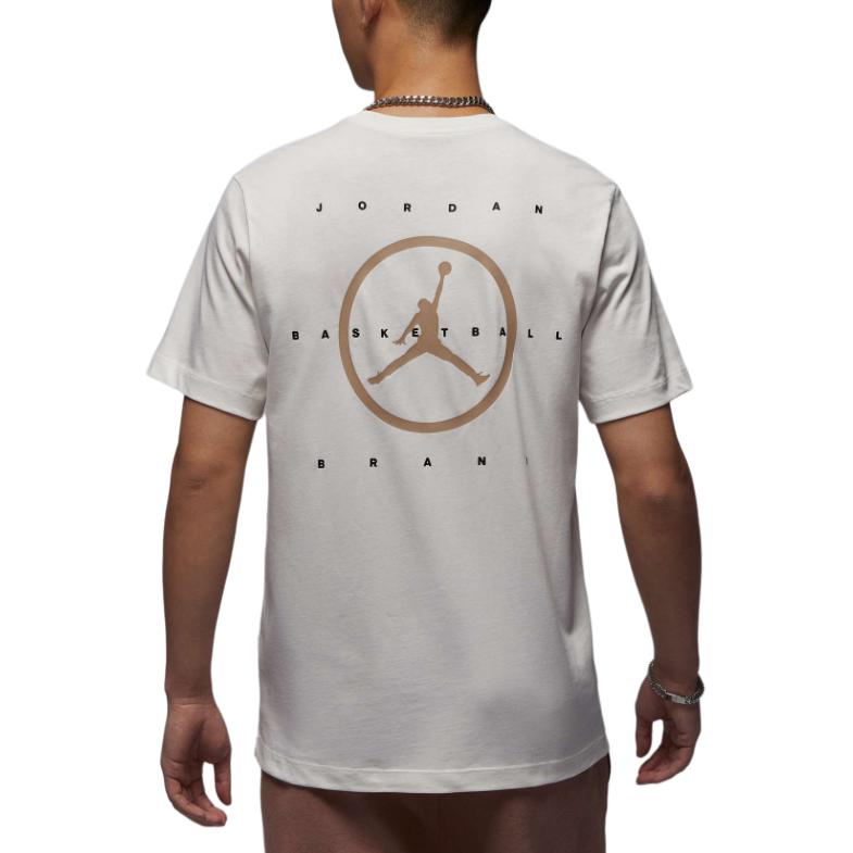 Jordan Flight Essentials Cotton Fashion Crew Neck Short Sleeve T-Shirt Men Tops Sail HJ2339-133