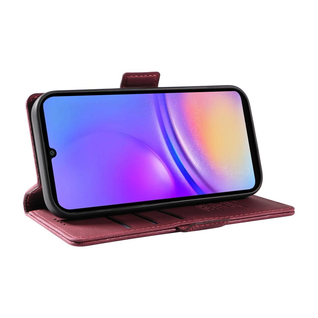 For Samsung Galaxy A07 4G/A06 5G/A06 4G Leather Case YIKATU YK-005 Skin-touch Feeling Wallet Phone Cover